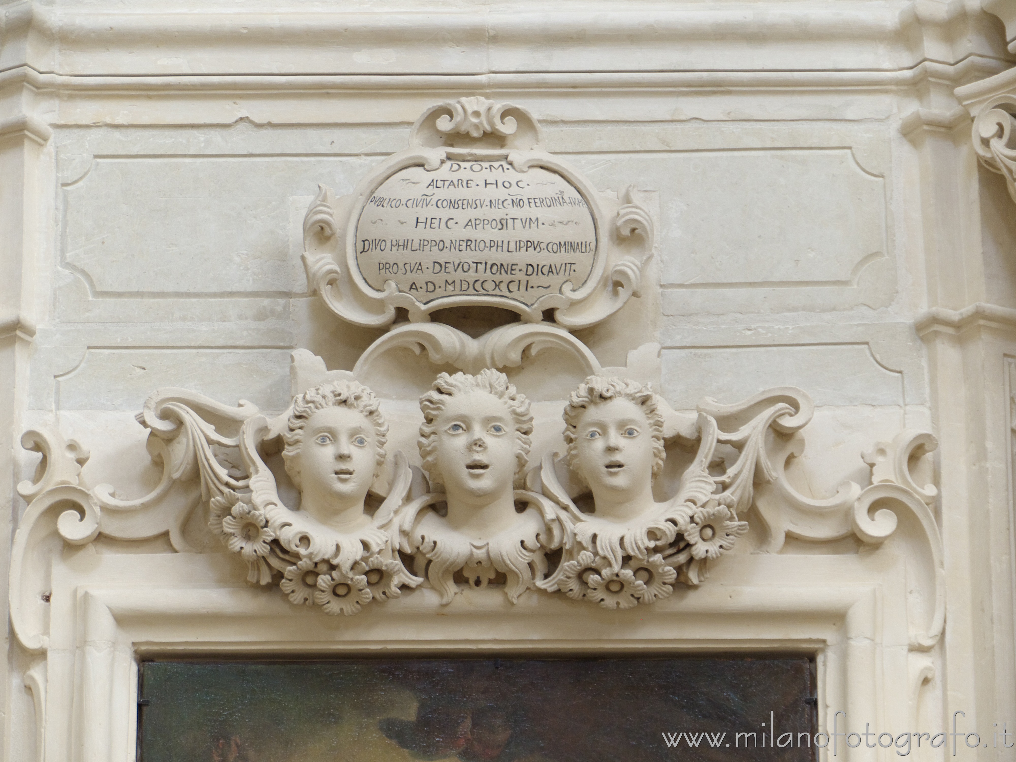 Uggiano La Chiesa (Lecce, Italy) - Baroque decorations inside the Church of Santa Maria Maddalena